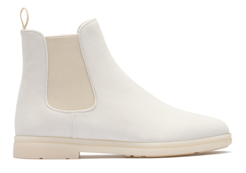 Lea
Nubuck Chelsea Boot Bright white 1