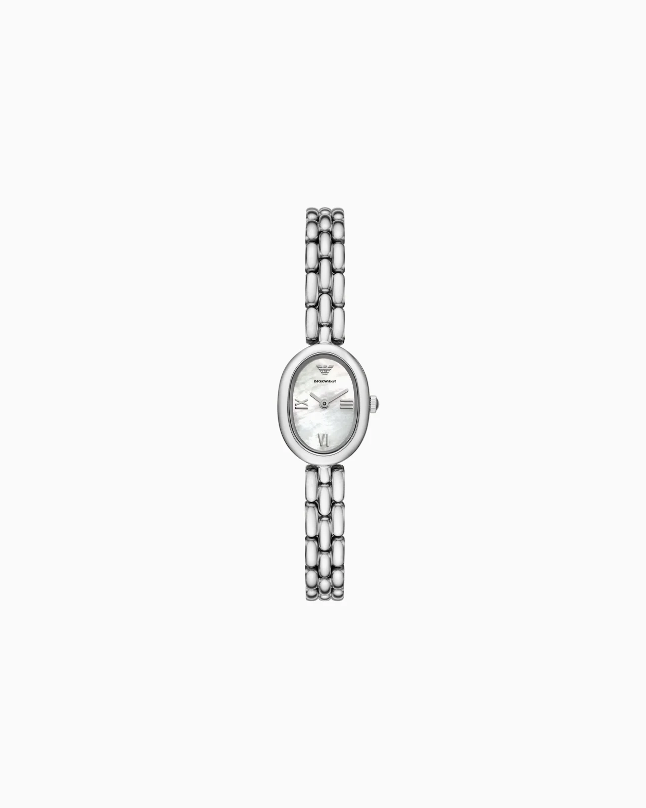 TWO-HAND STAINLESS STEEL WATCH - 1