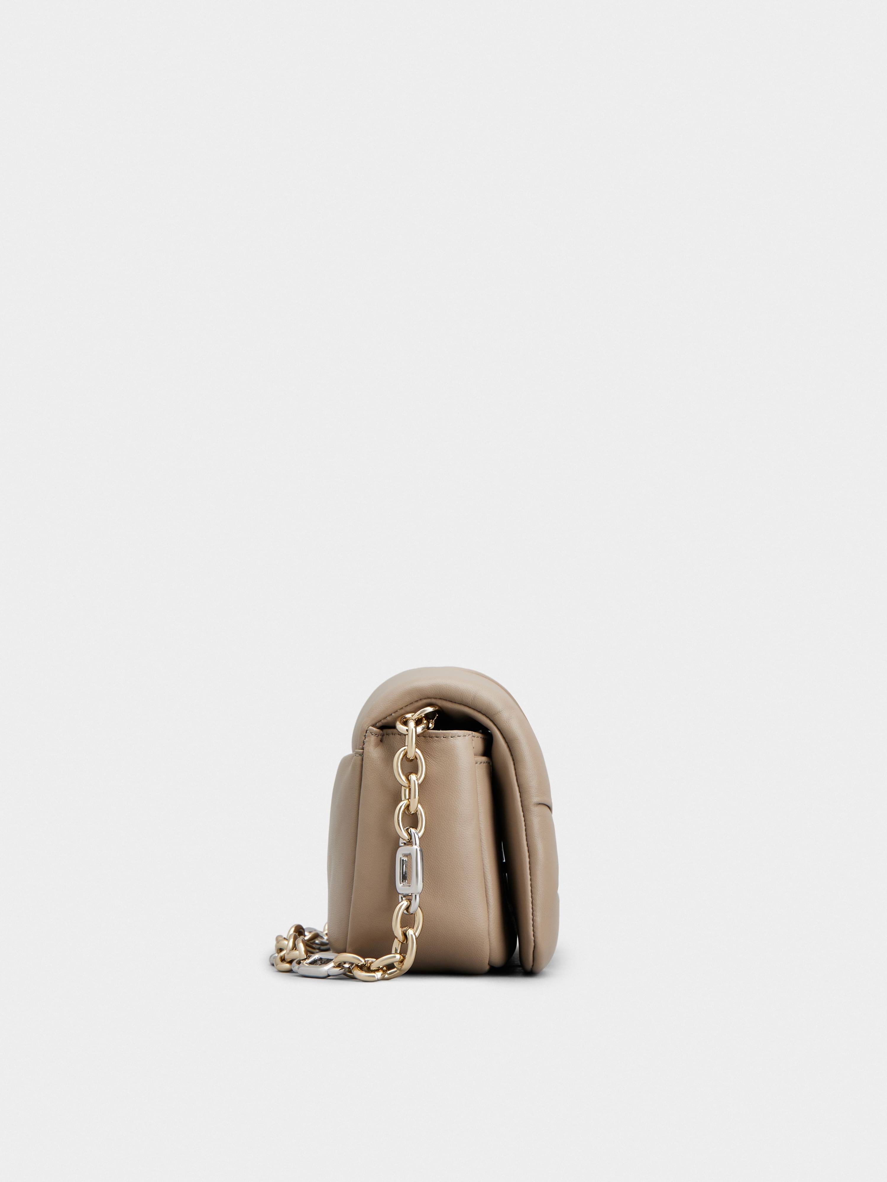 Viv' Choc Mini Bag in Nappa Leather - 4