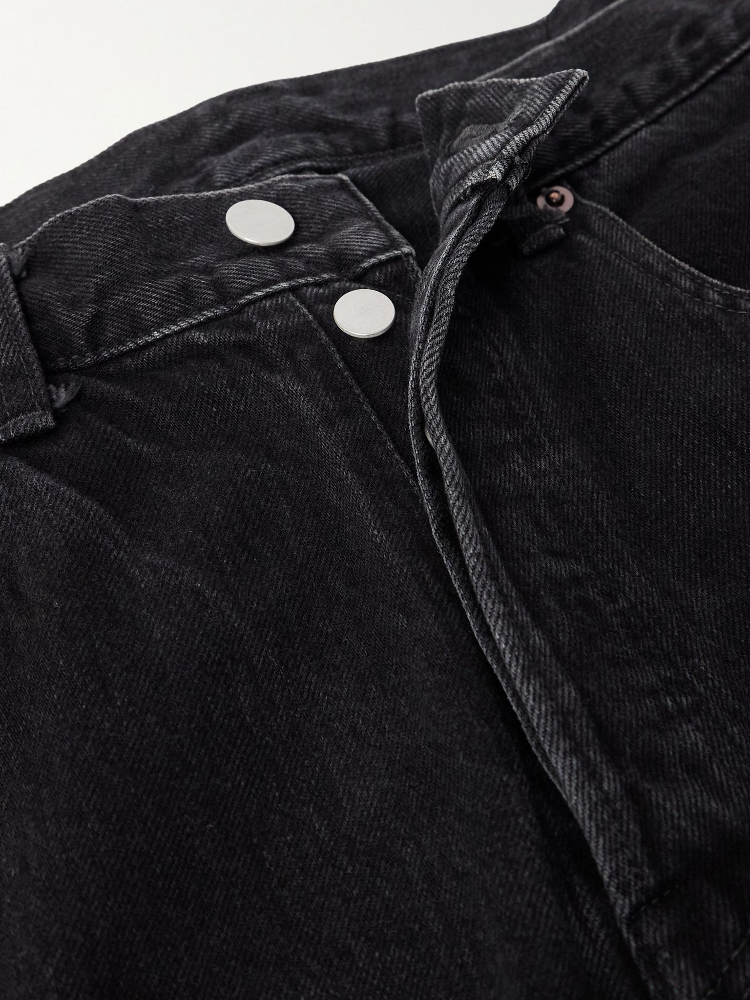 Vintage Reproduction Tapered Jeans Black - 6