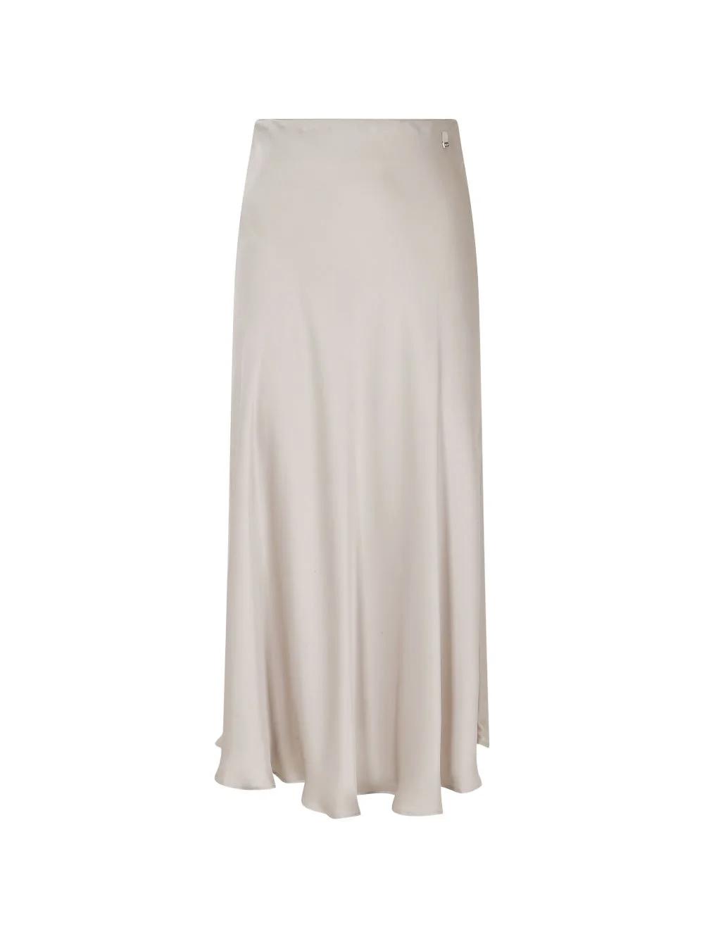 logo-plaque midi skirt - 1