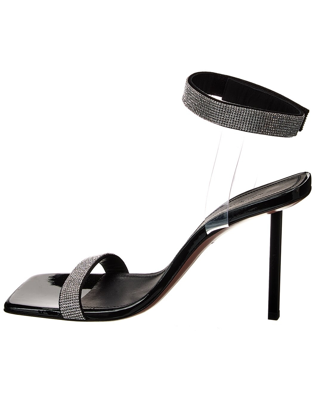 AMINA MUADDI Rih Vinyl & Patent Sandal - 2