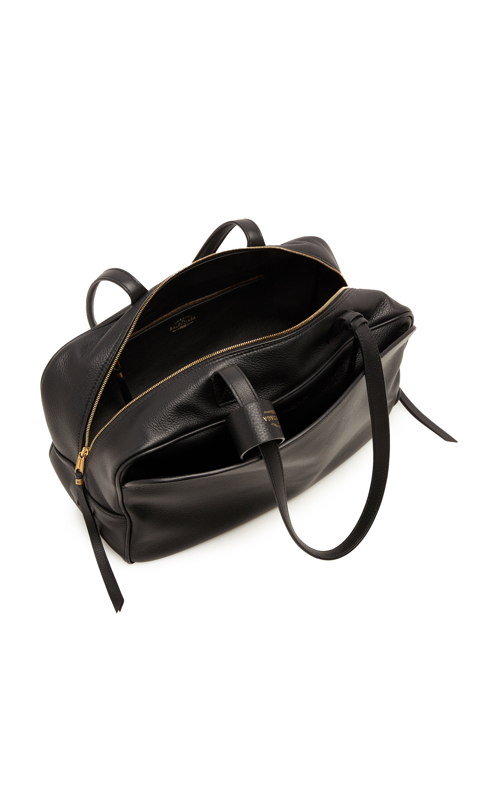 Leather Holdall black - 5