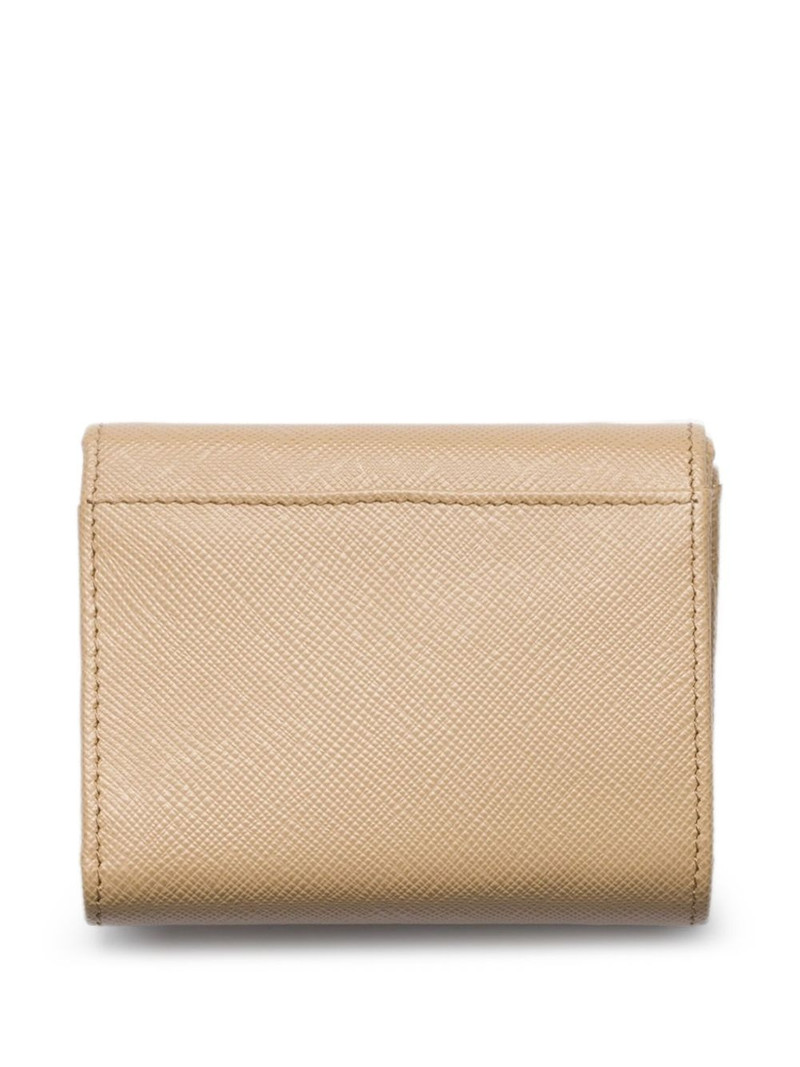 Prada small Saffiano leather wallet outlook