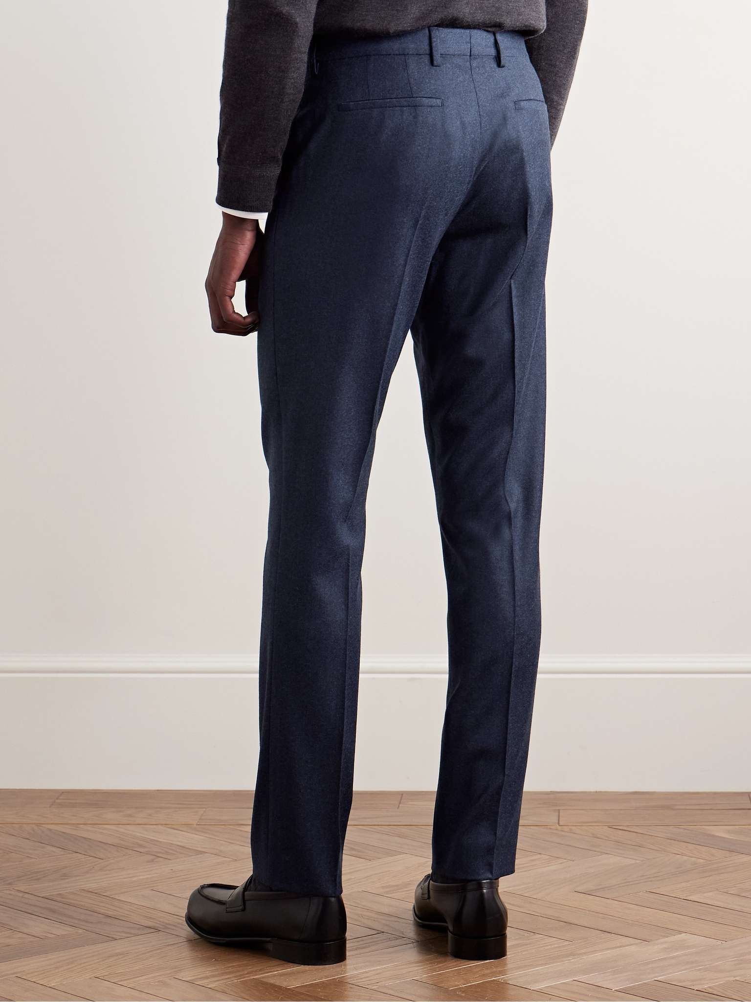 Slim-Fit Wool and Cashmere-Blend Flannel Suit Trousers - 5