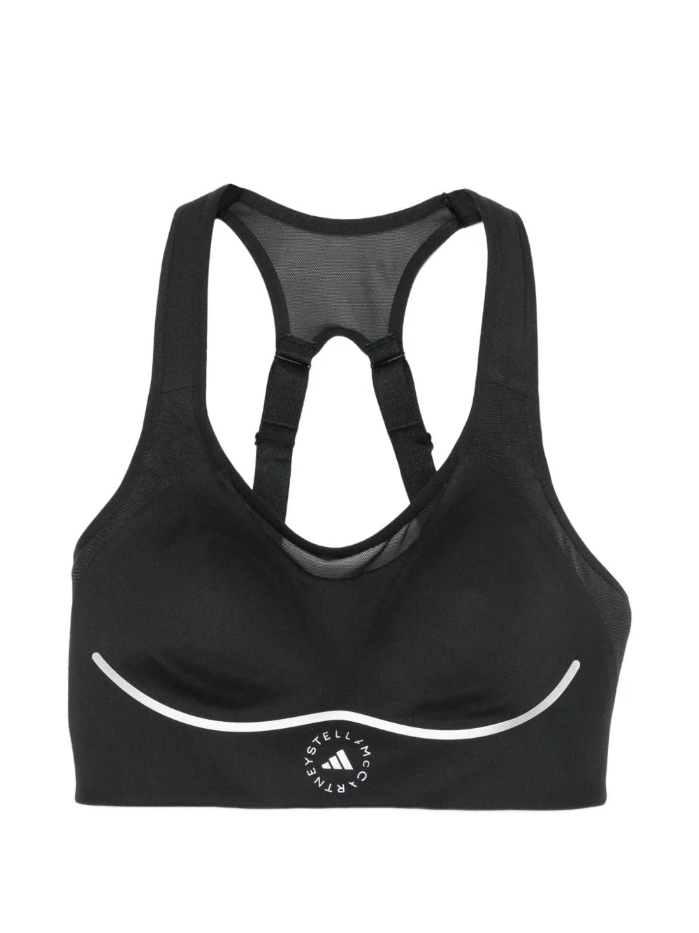 mesh-panel sport bra - 1