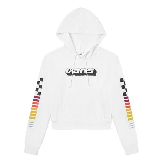 (WMNS) Vans Athleisure Casual Sports Long Sleeves White VN0A47YDWHT - 1