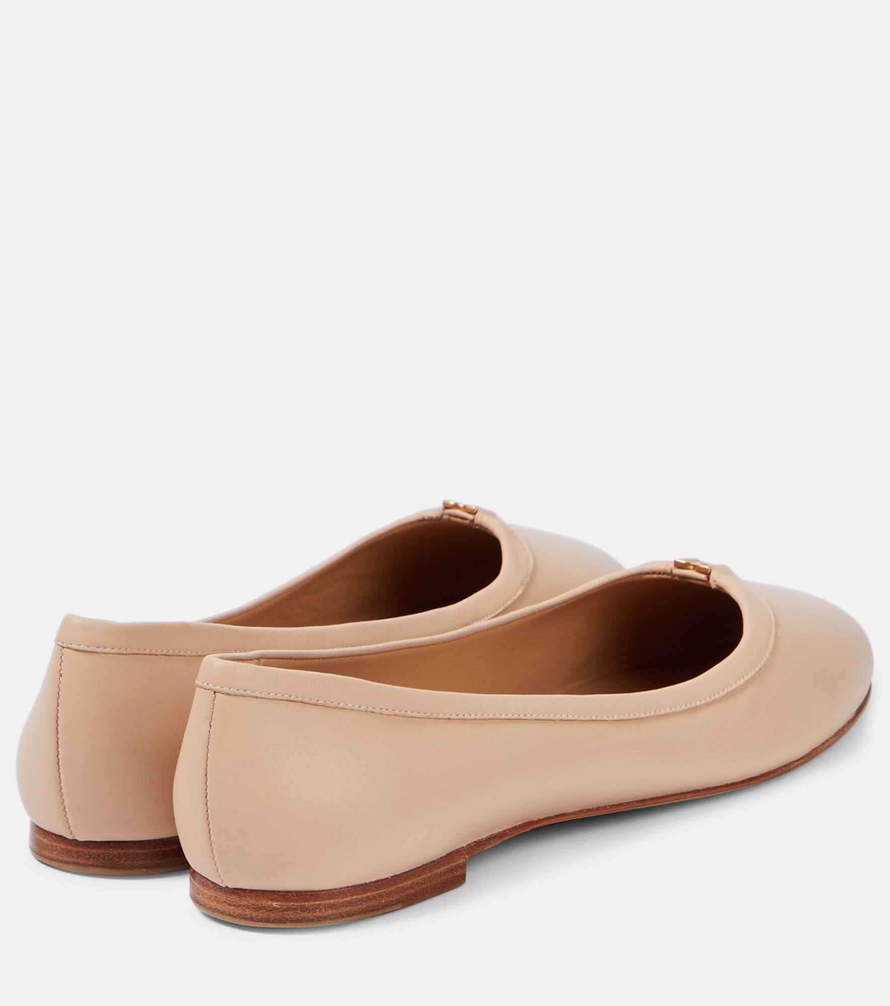 Marcie leather ballet flats - 3