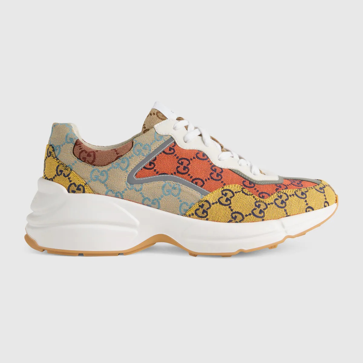 Men's Rhyton GG Multicolor sneaker - 1