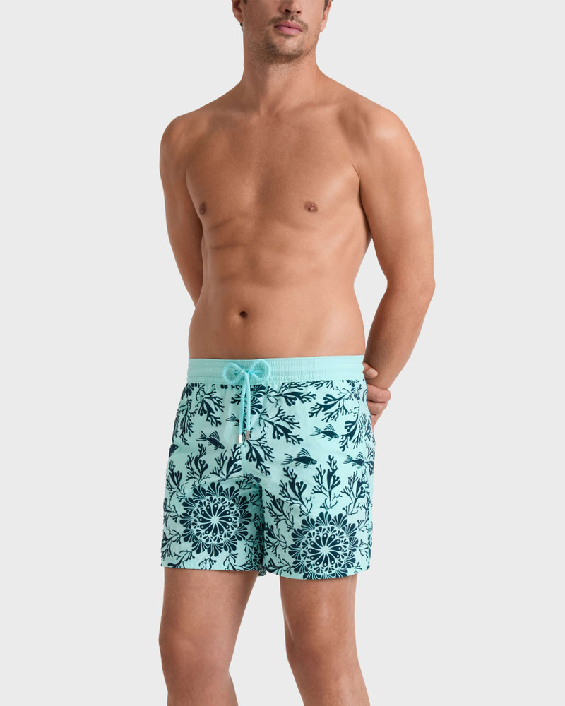 Vilebrequin MEN SWIM TRUNKS FLOCKED CORAL MANDALA outlook