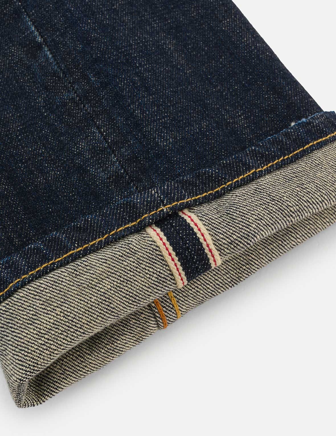 Multi-pocket Dark-toned Washed Slim Fit Jeans #2010 - 7
