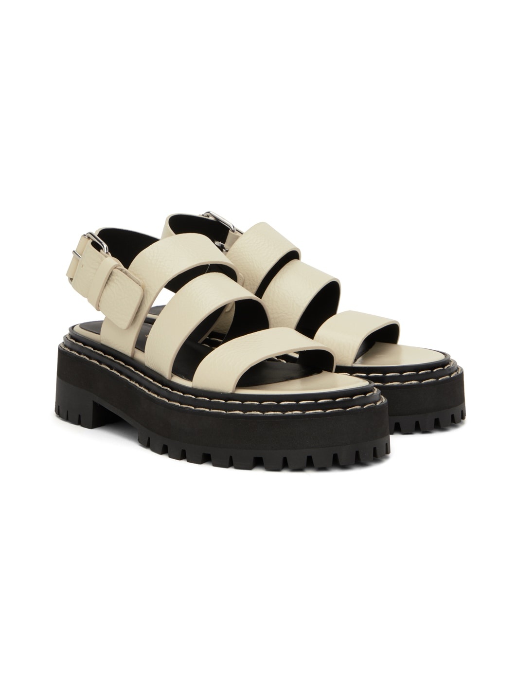 Off-White Lug Sandals - 4