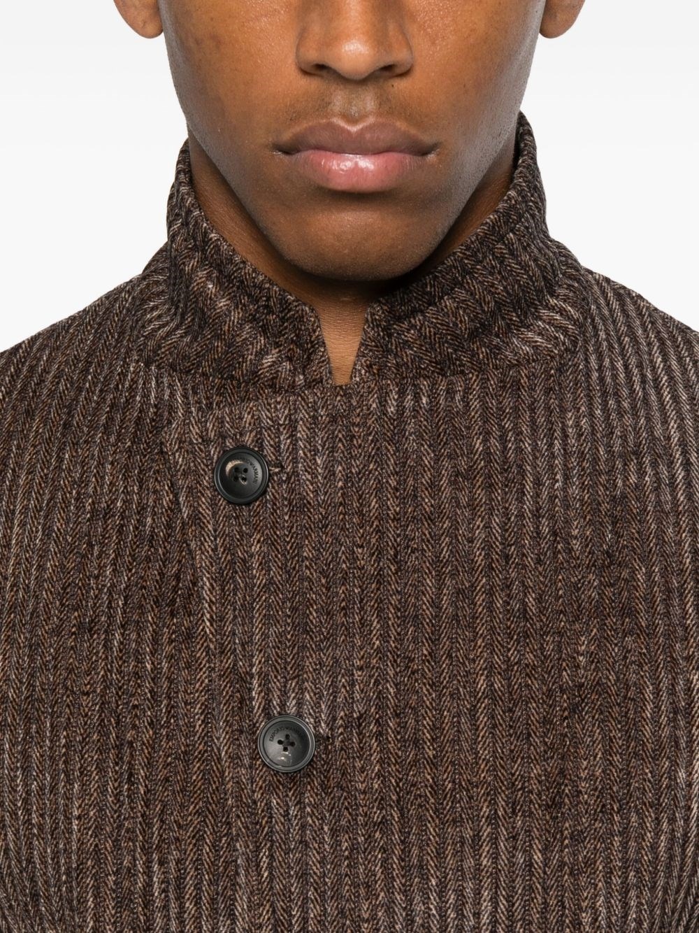 Single-breasted blazer jacket - 4