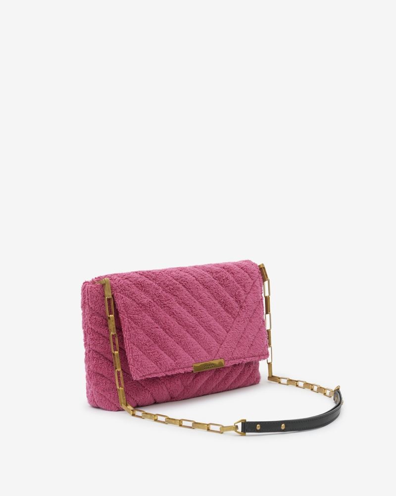 MERINE QUILTED LEATHER BAGUETTE BAG - 5