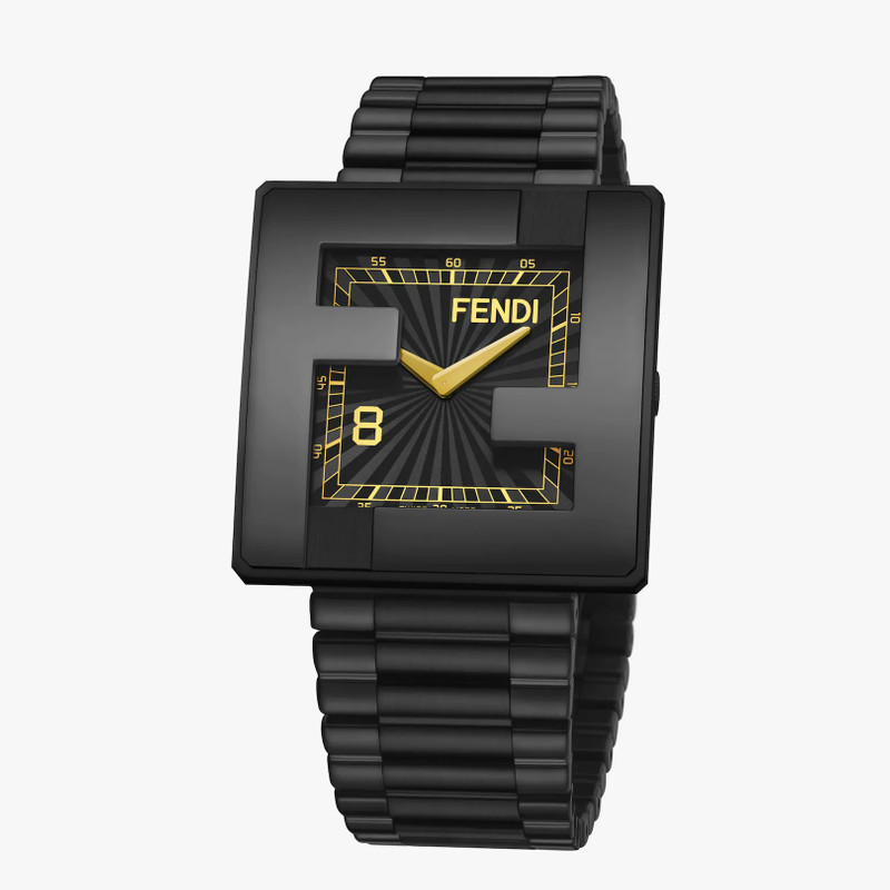 FENDI 40 x 40 MM - Watch with FF logo bezel outlook