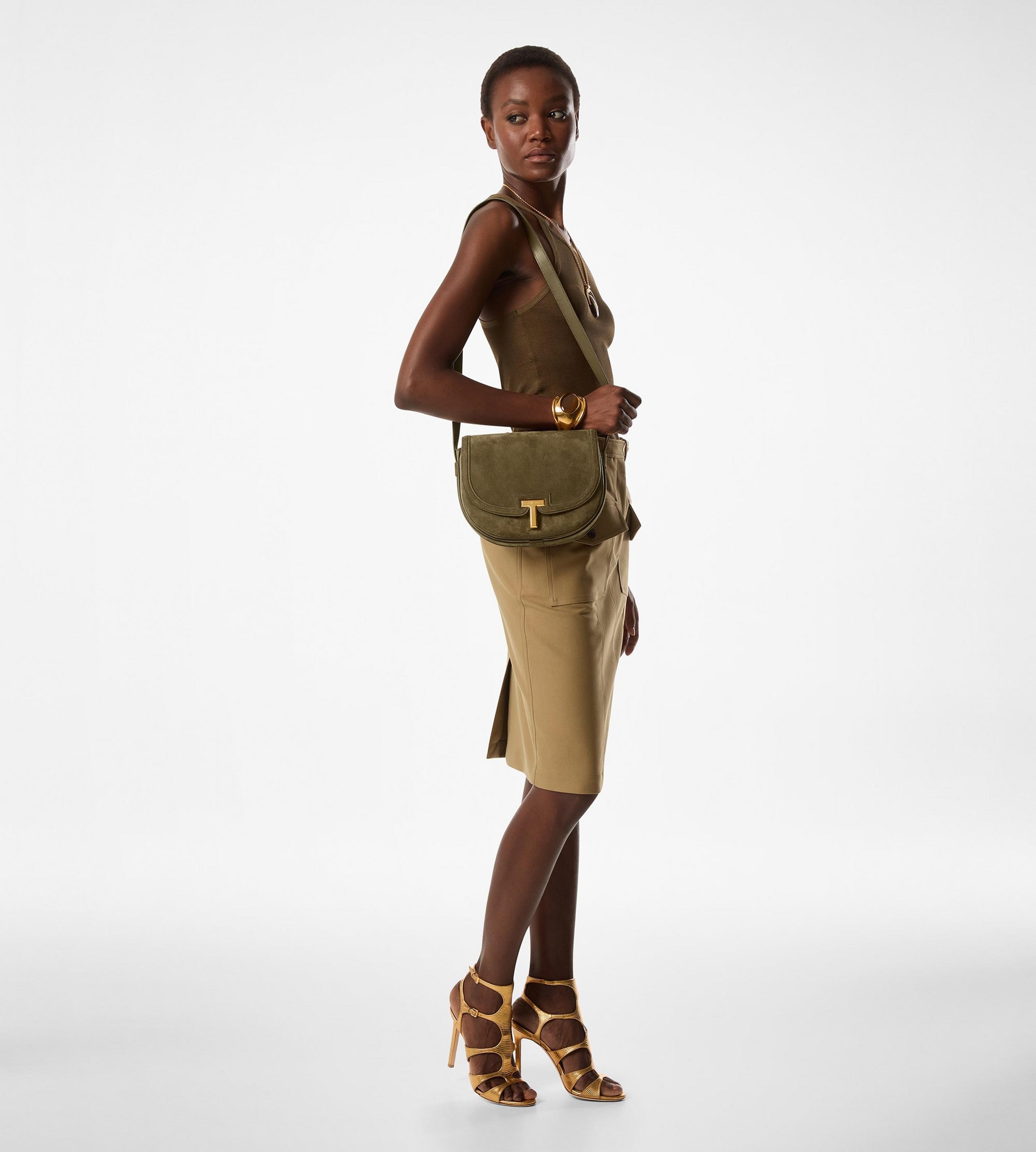 SUEDE WALLIS CROSSBODY BAG - 5