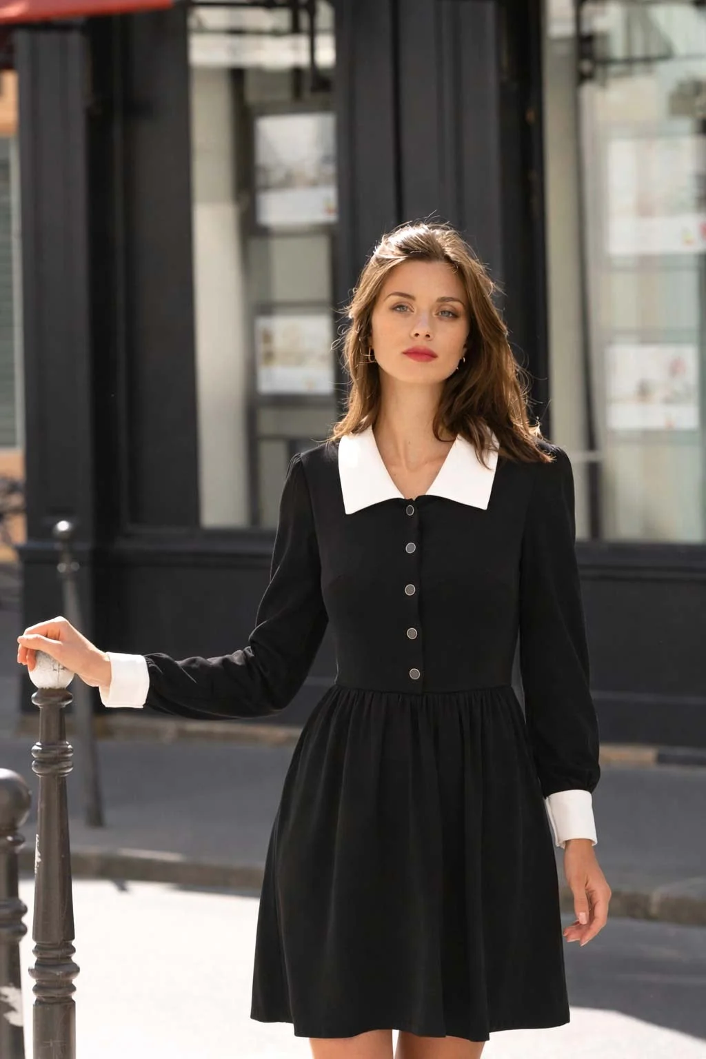 Ginny Collared Dress - 1