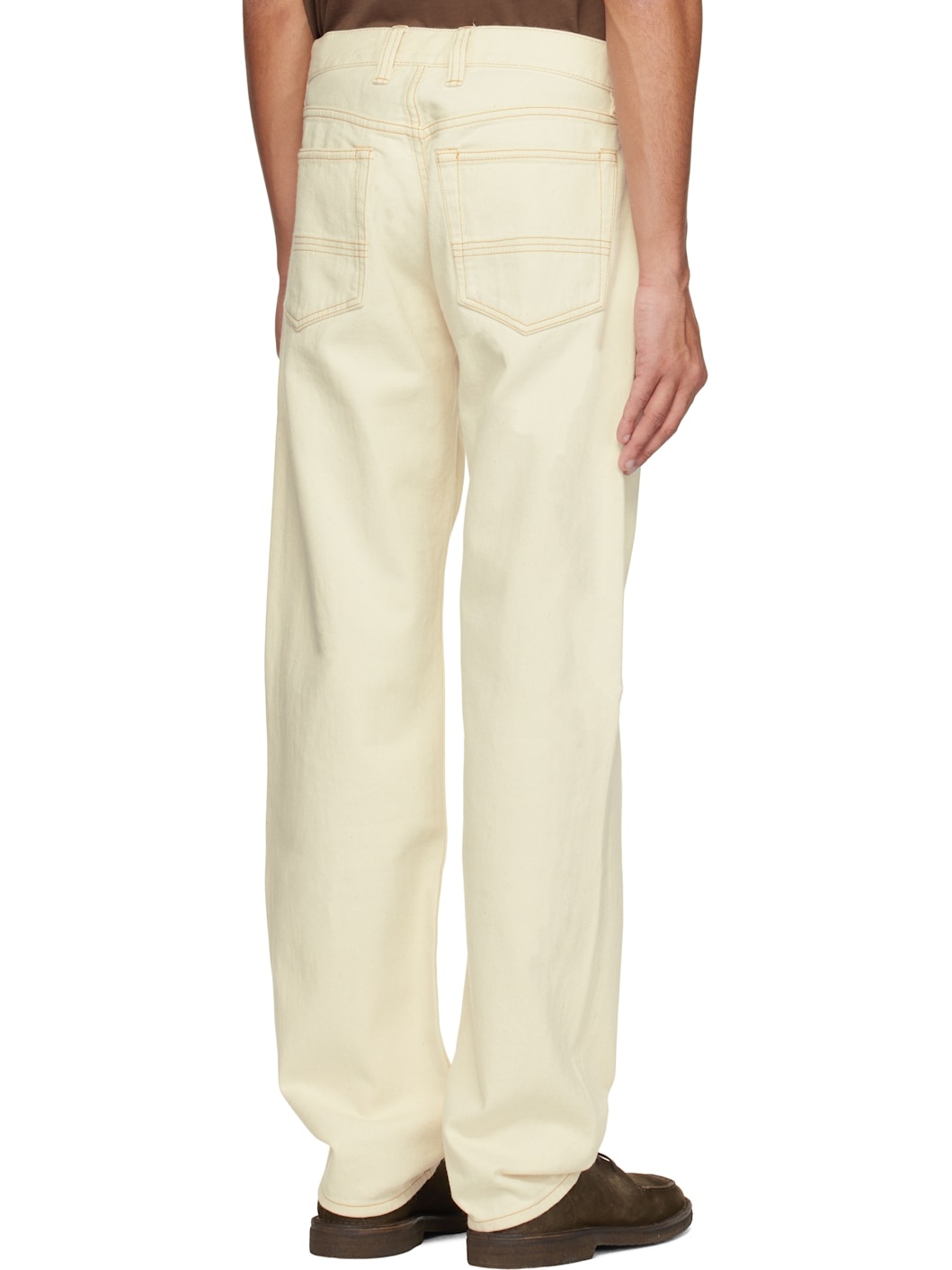 Off-White 12.7 oz Selvedge Tonal Stitch Jeans - 3