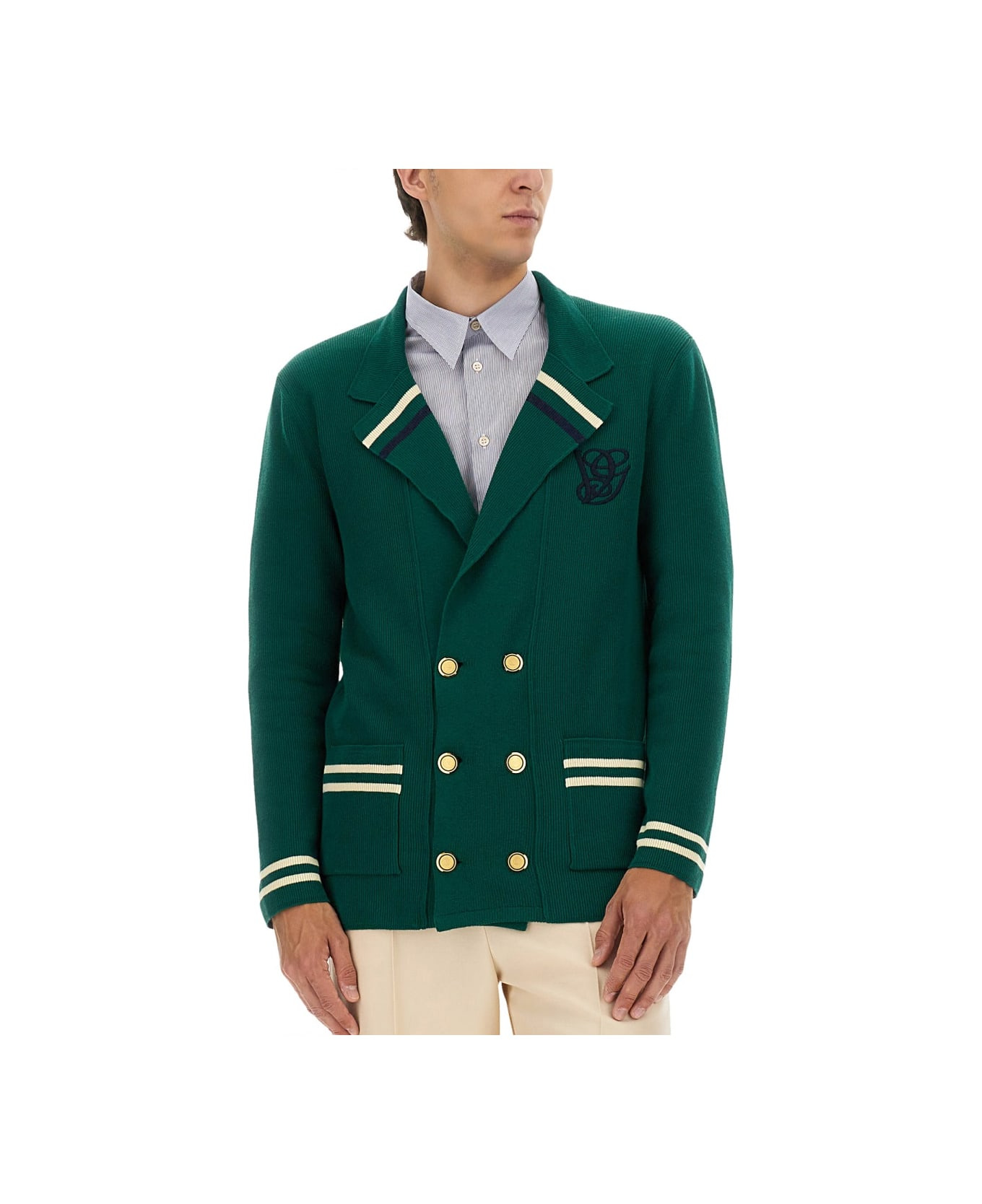 Cotton And Wool Jacket - 4