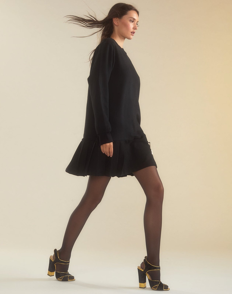 Preston Pleated Sweatshirt Dress 5