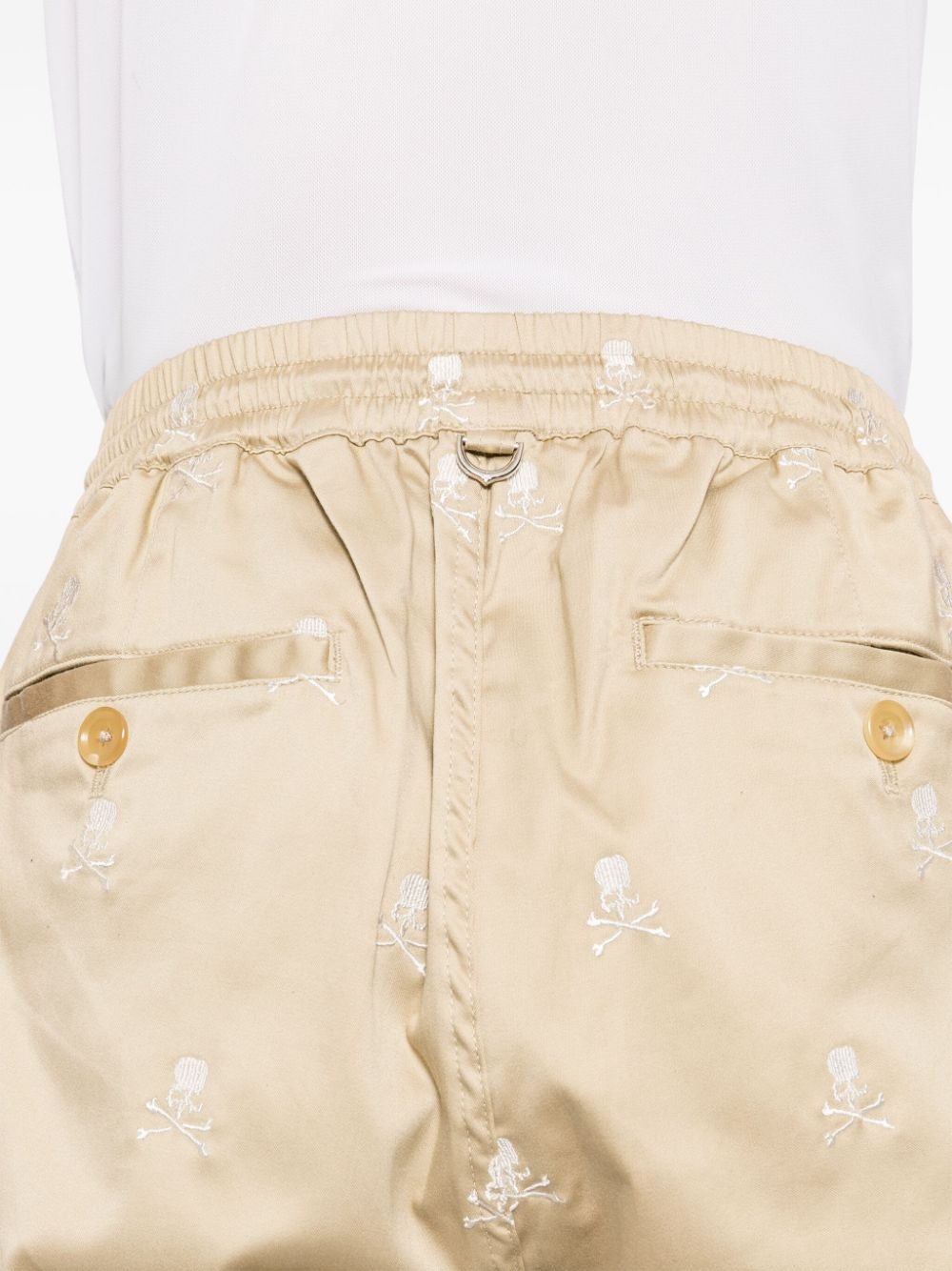 logo-embroidered shorts - 5