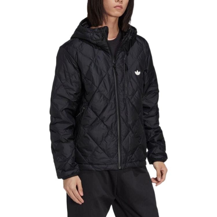 adidas Original Down Quilted Puffer Jacket 'Black' HL9205 - 4