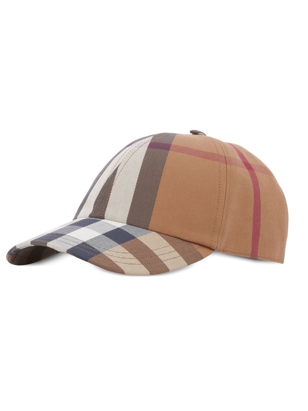 Vintage Check cotton baseball cap - 1