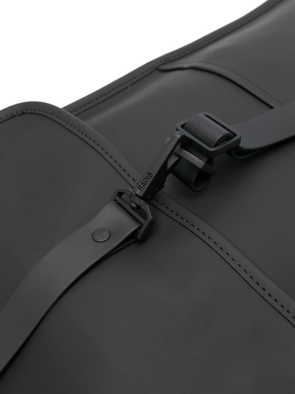 logo-engraved foldover-top backpack - 4