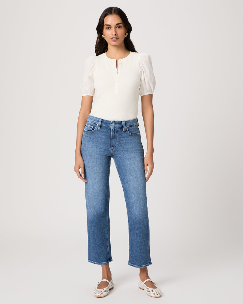 PAIGE Mason Ankle Straight Jean outlook