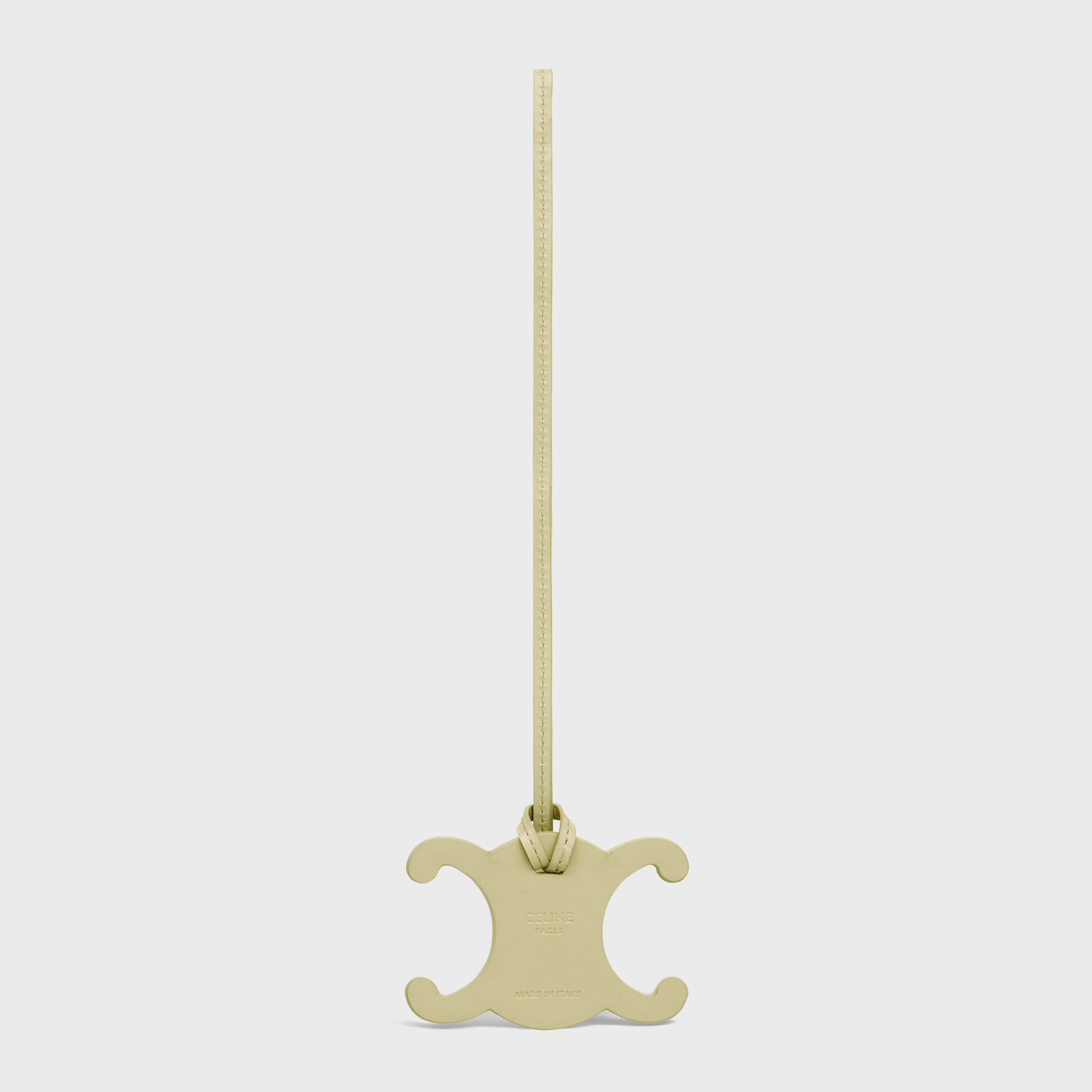 TRIOMPHE KEYRING CHARM IN SMOOTH CALFSKIN - 2