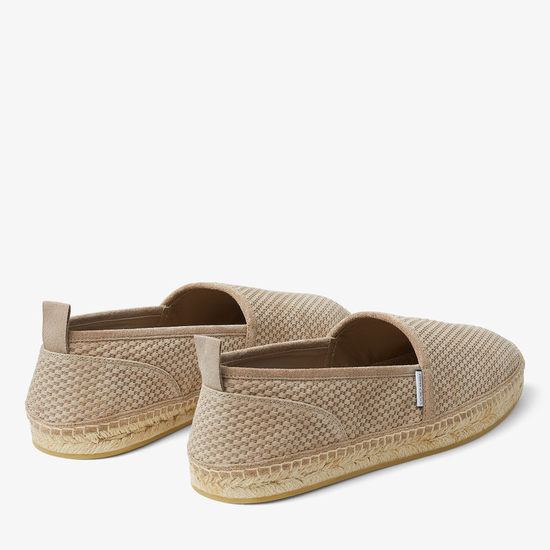 JIMMY CHOO Egon
Stone Woven Embossed Suede Espadrilles outlook