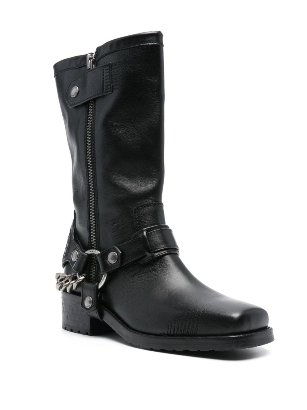 Igata leather biker boots - 2