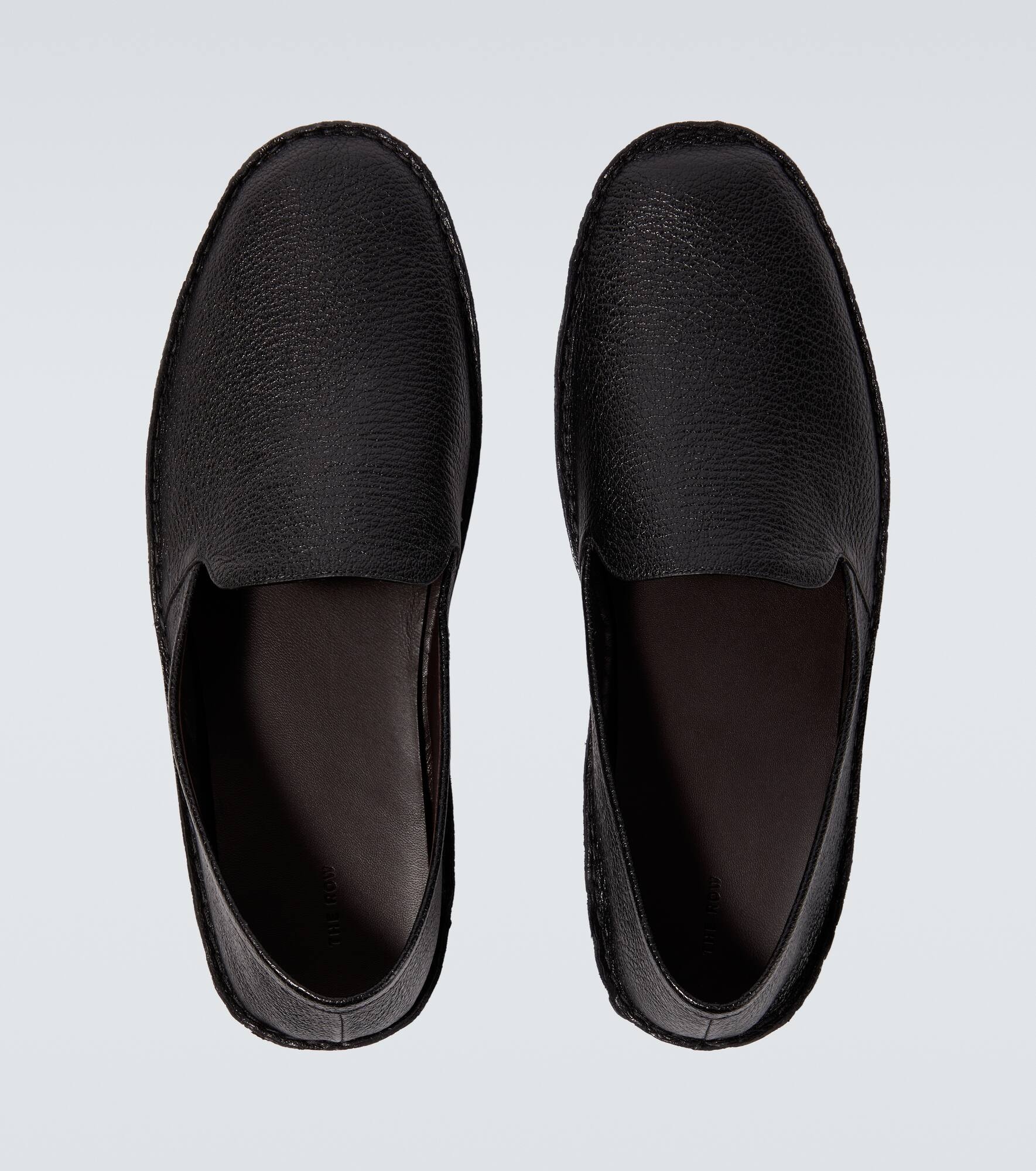 Vasko leather slip-on shoes - 4