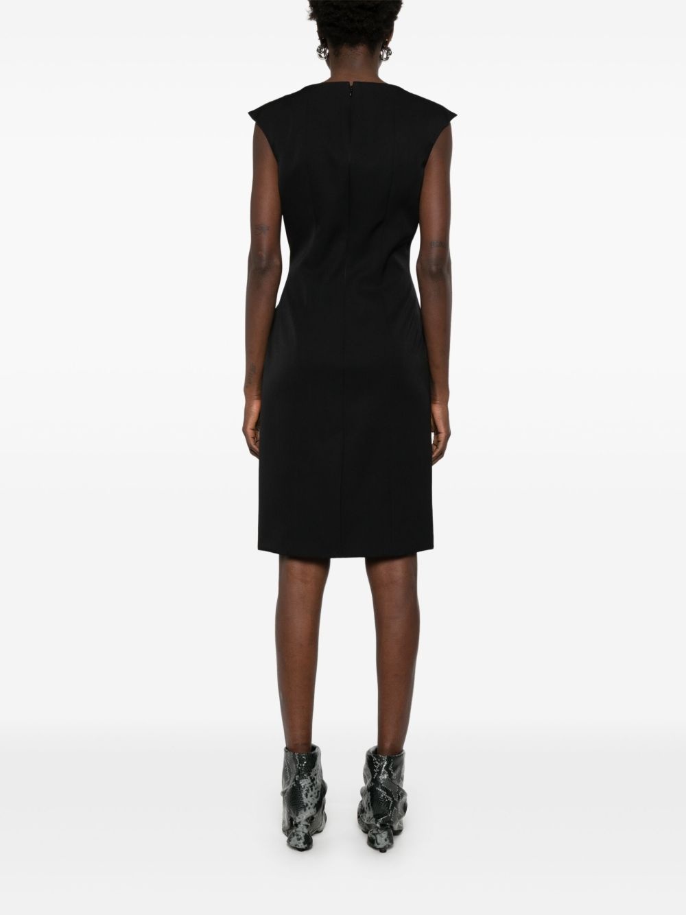 wool mini dress - 4