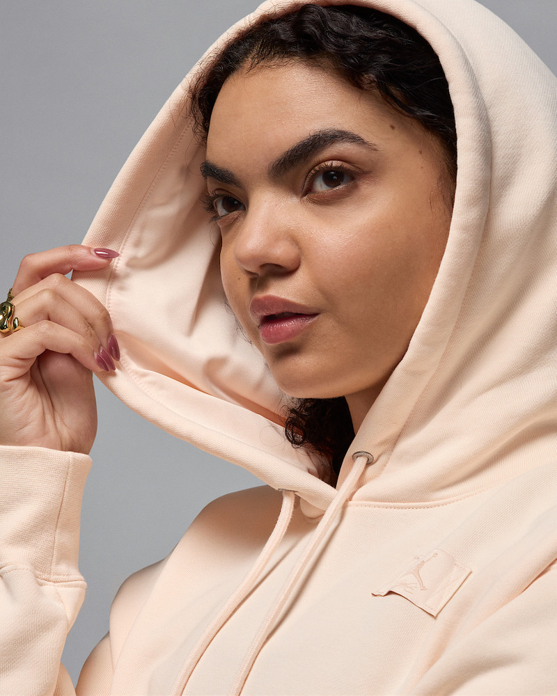 Jordan Flight Fleece Women's Satin-Lined Pullover Hoodie 7