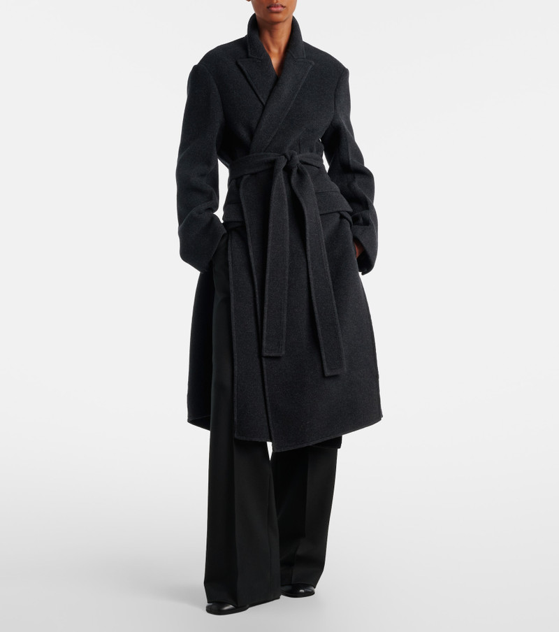 PHOEBE PHILO Robe wool coat outlook
