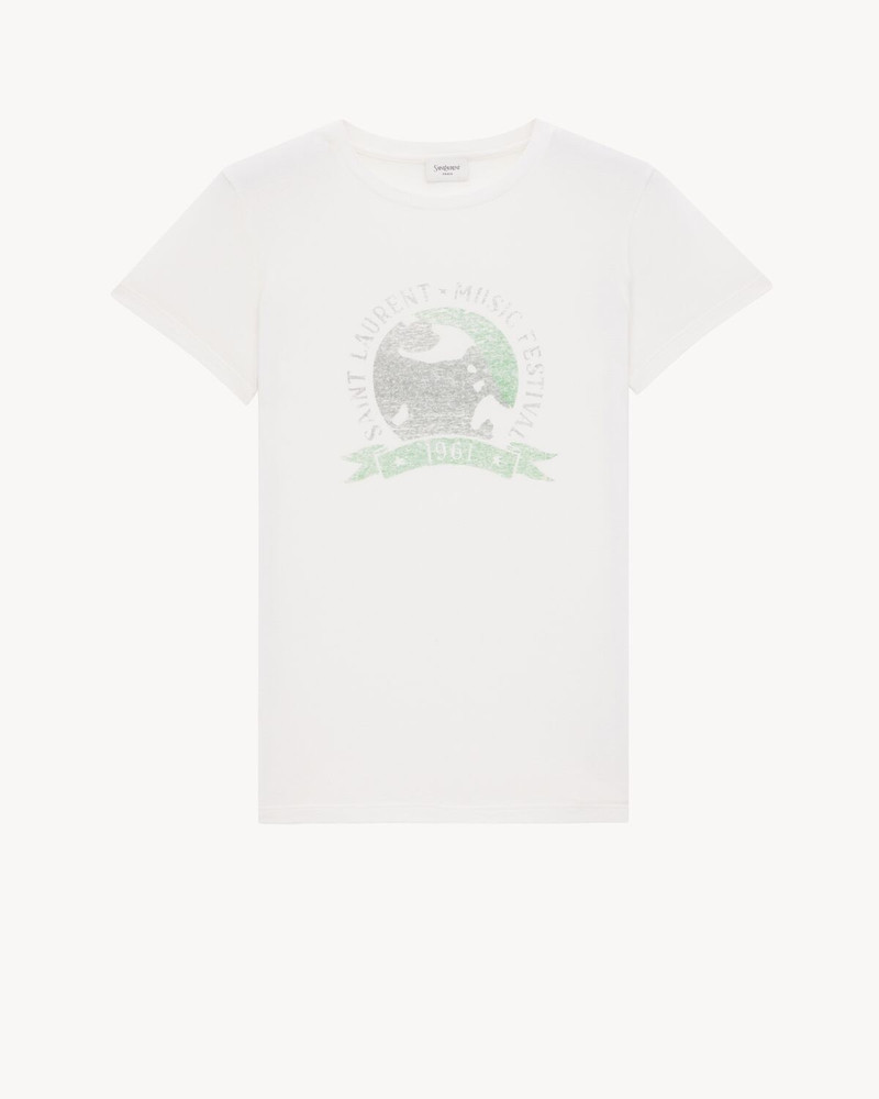 SAINT LAURENT MUSIC FESTIVAL T-SHIRT - 1