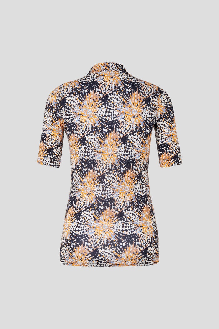 Alina Polo shirt in Navy blue/Orange - 5
