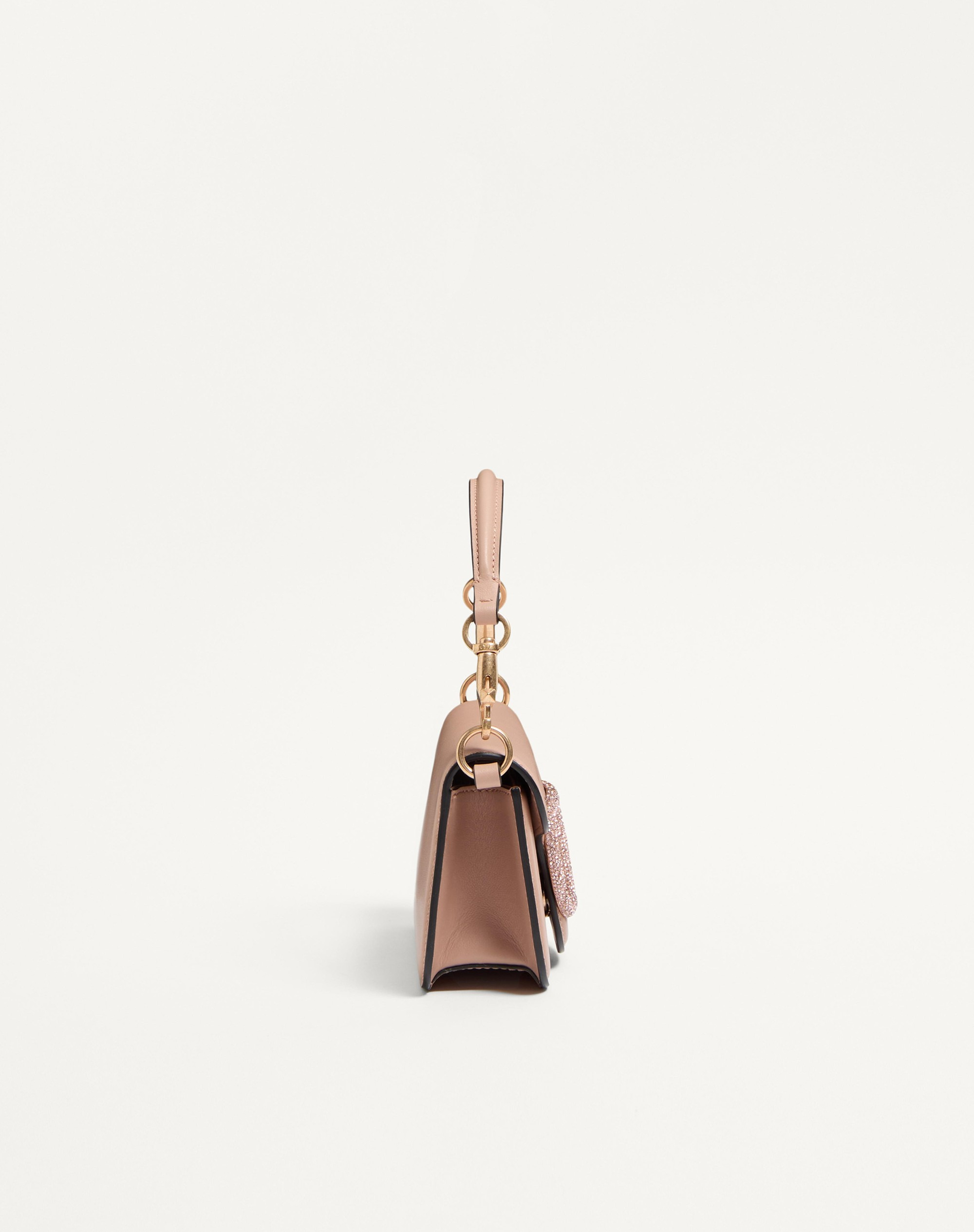 VALENTINO GARAVANI LOCÒ SMALL SHOULDER BAG WITH JEWEL LOGO - 3
