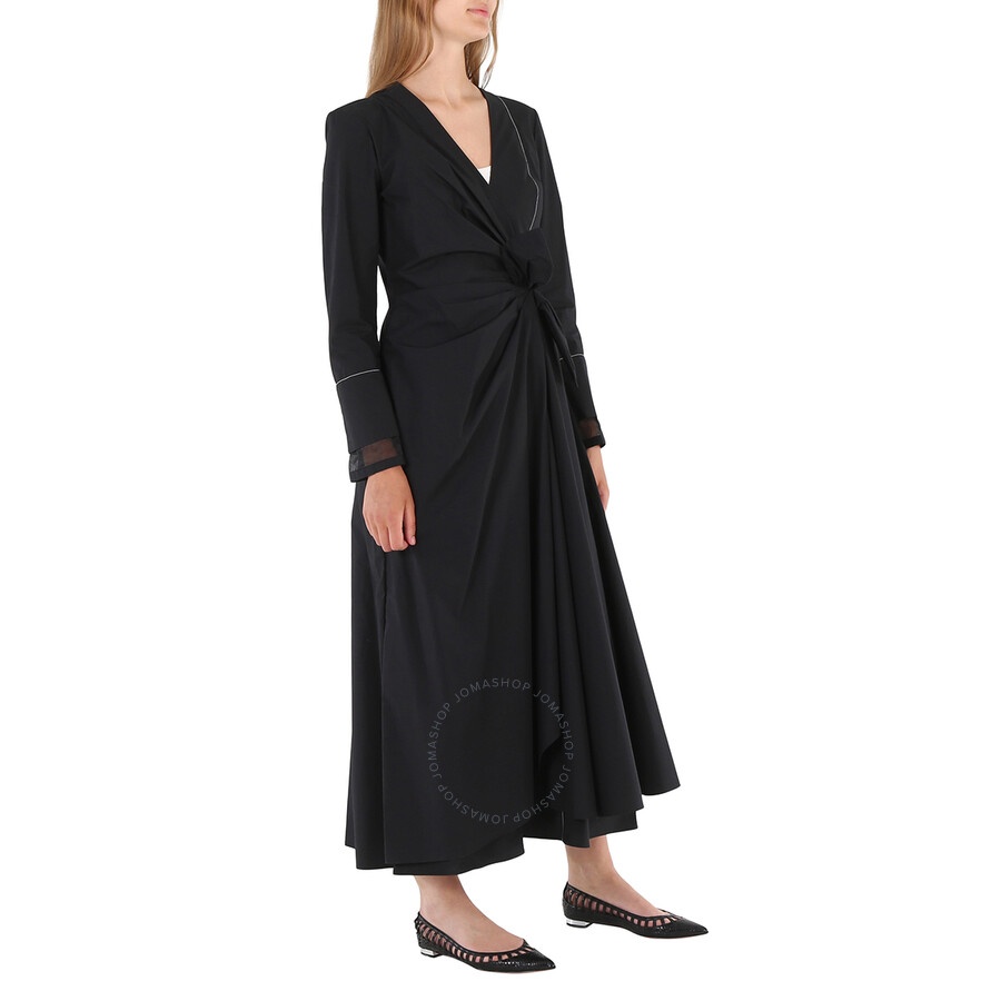 Loewe Black Knot Front Dress - 5
