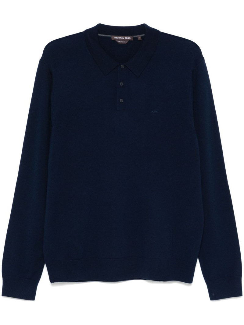 merino-wool polo shirt 1
