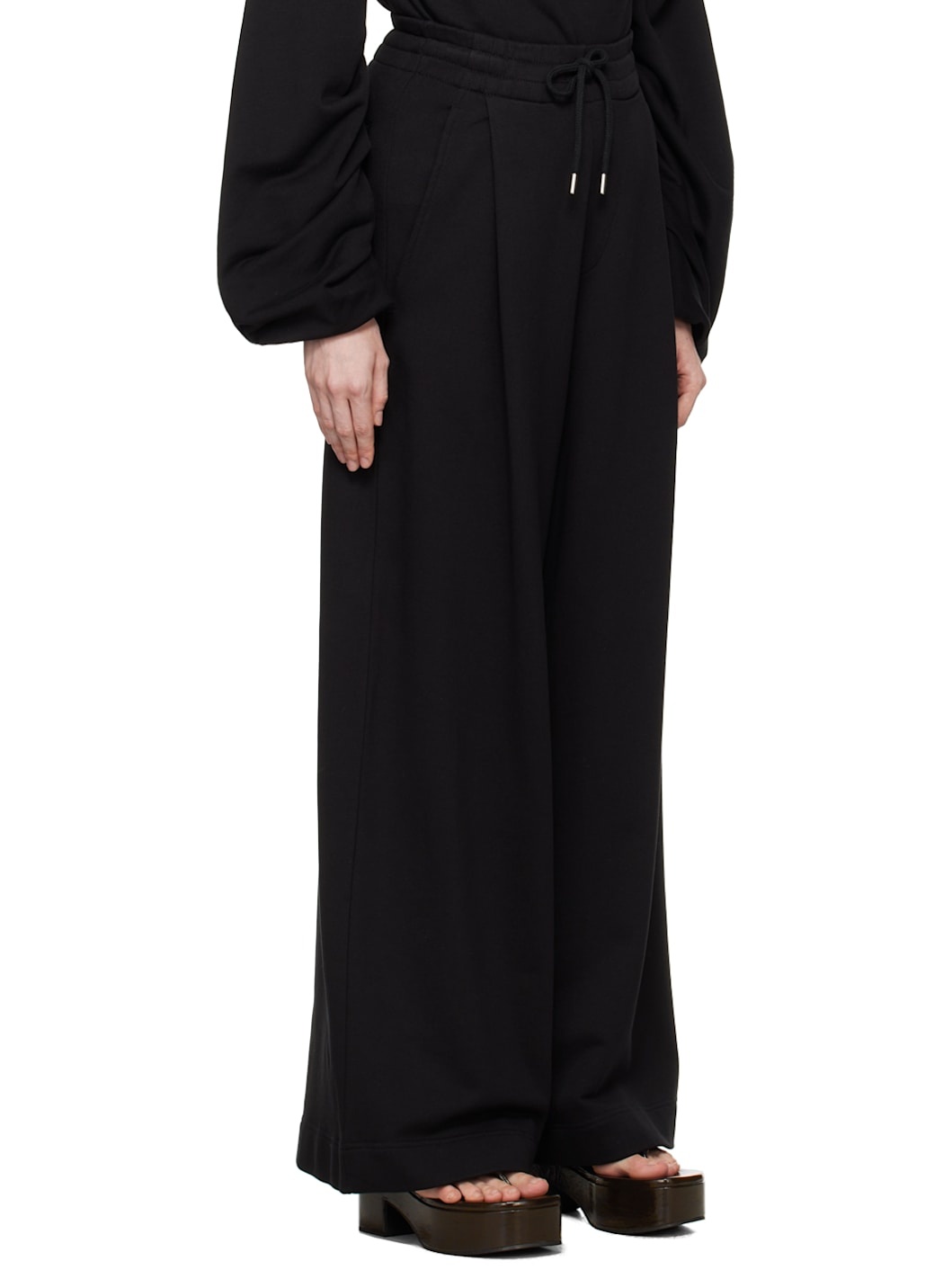 Black Loose Sweatpants - 2