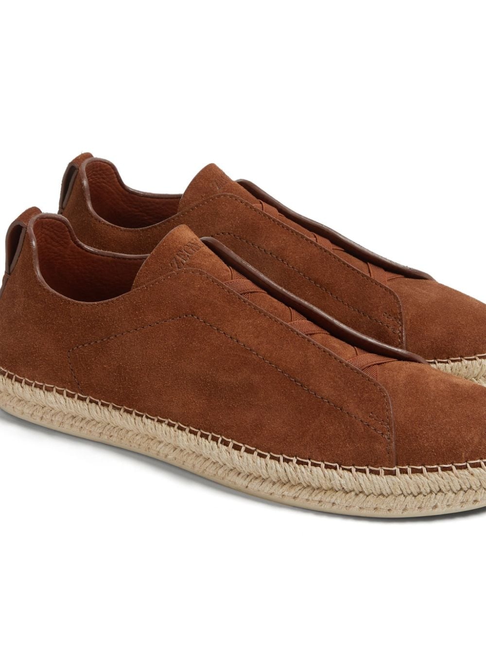 Triple Stitch suede espadrilles - 5