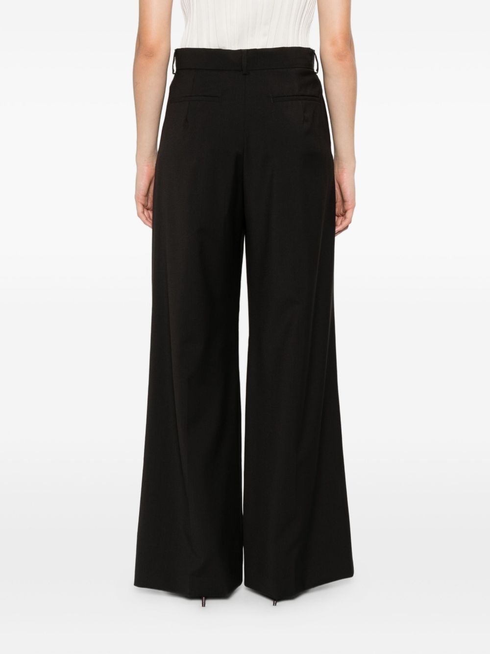 pleated tailored trousers - 4