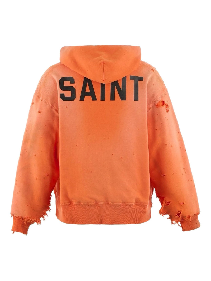 SAINT M×××××× Saint Mxxxxxx Distressed Hoodie outlook