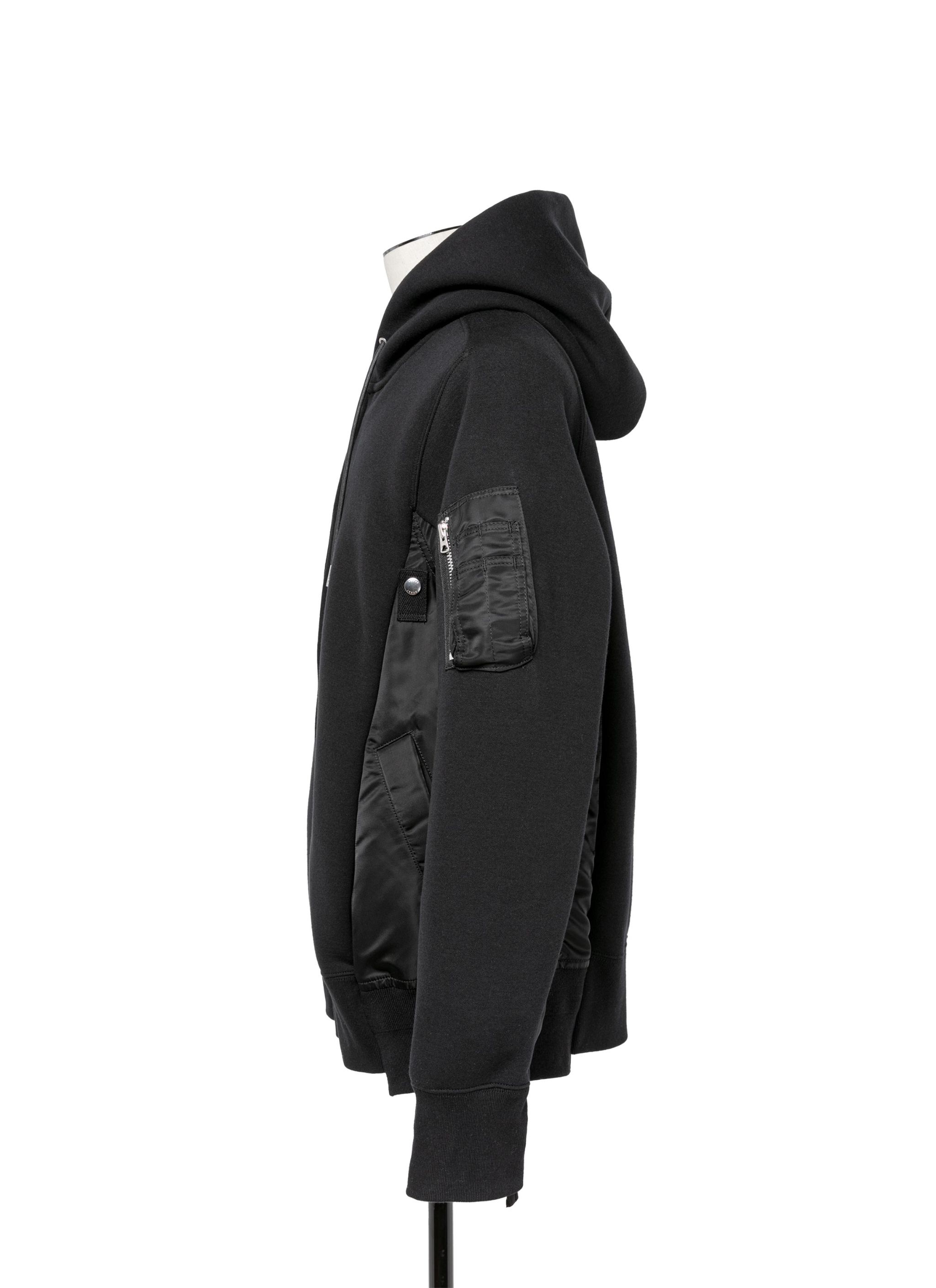 Sponge Sweat x Nylon Twill Hoodie - 2
