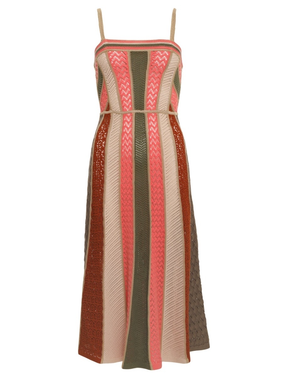 Zimmermann CHINTZ PANELLED MIDI DRESS | REVERSIBLE