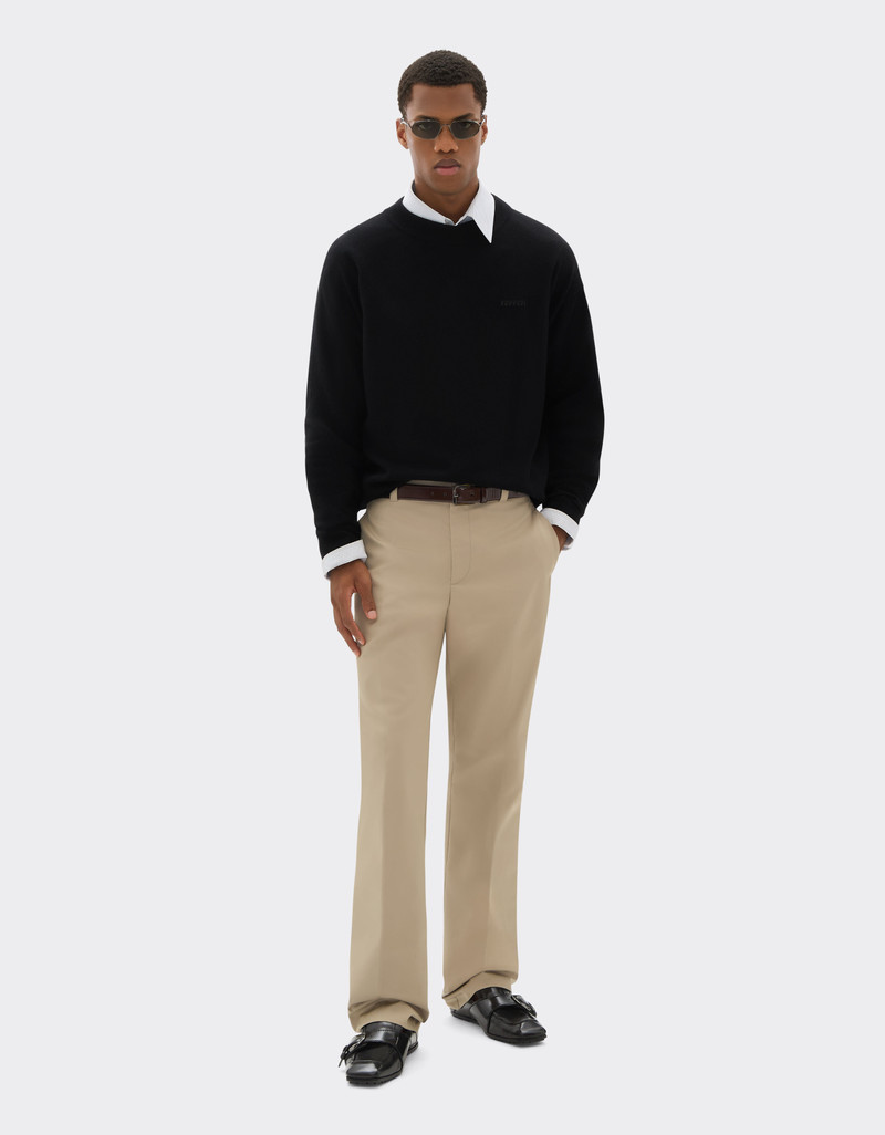 Ferrari Jumper in wool and cashmere with logo outlook