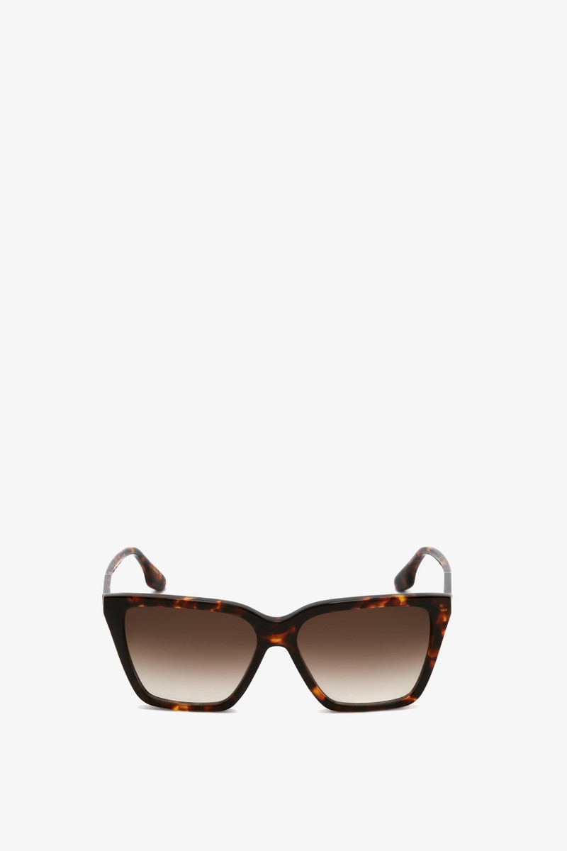 Guilloche Frame Sunglasses in Dark Havana 1