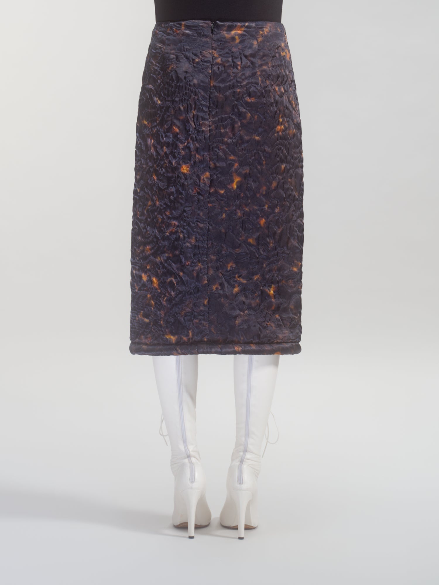 PADDED PENCIL SKIRT - 4